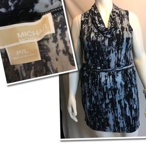 Michael Kors Stretch Blue Dress Size PL